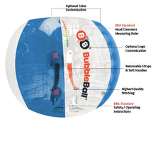 Load image into Gallery viewer, bubble ball blue custom logo