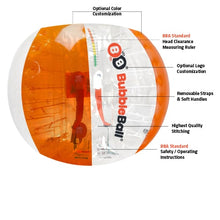 Load image into Gallery viewer, bubble ball orange logo
