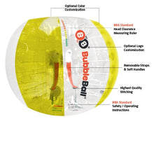 Load image into Gallery viewer, bubble ball yellow logo
