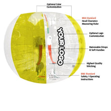 Load image into Gallery viewer, bubble ball yellow custom logo