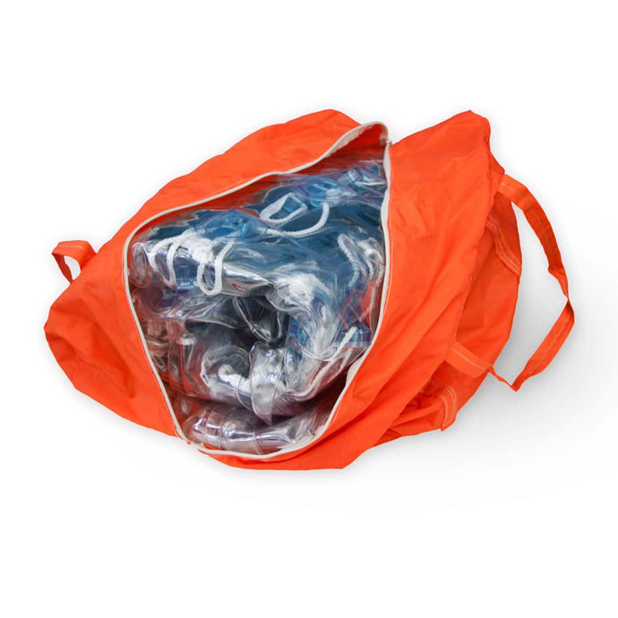 bubble soccer bag orange